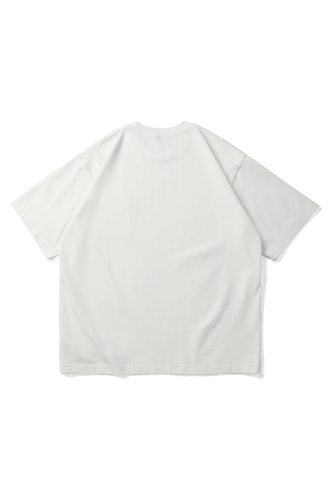 Embroidery Chest Pocket Tee In White