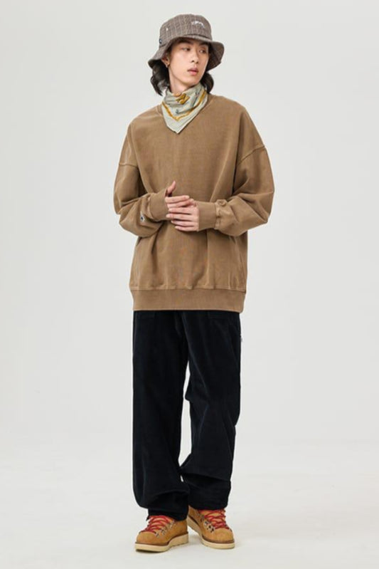 Black Armada Sweatshirt in Camel