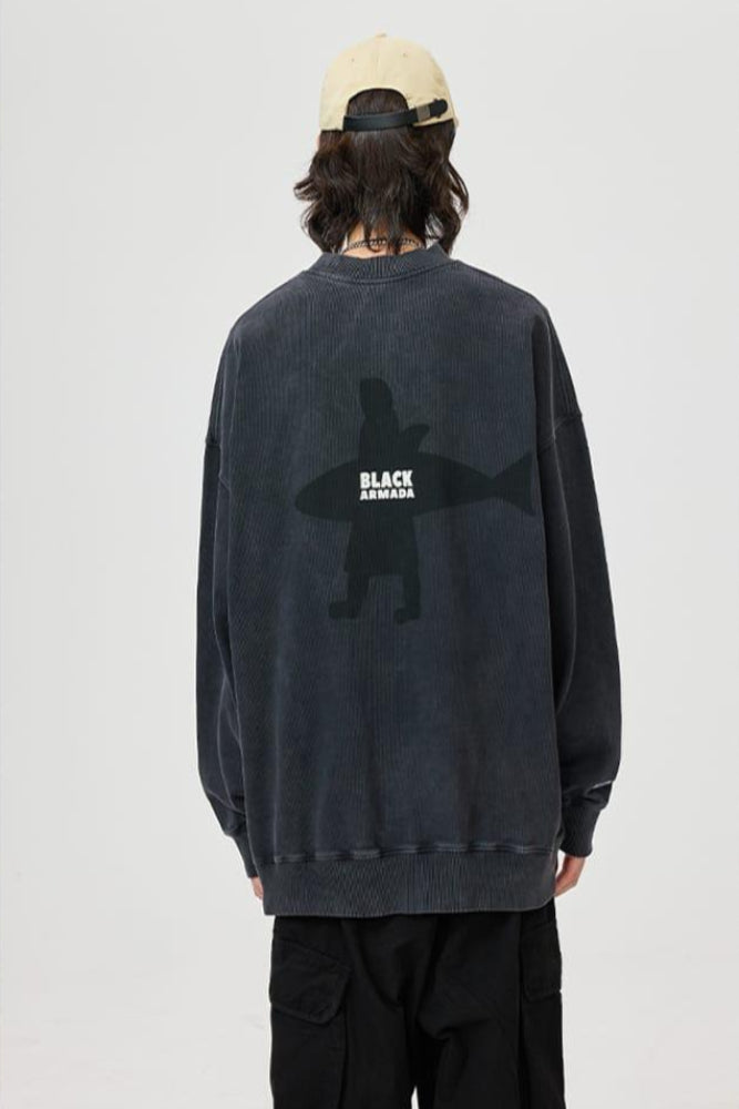 Black Armada Sweatshirt in Black