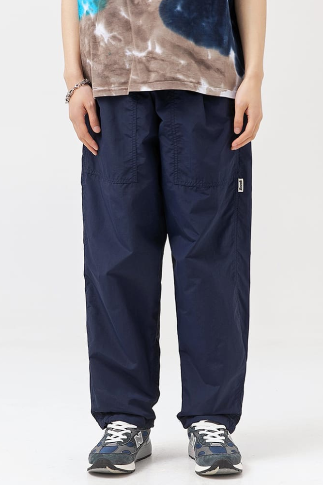 Windbreaker Loose Pants In Blue