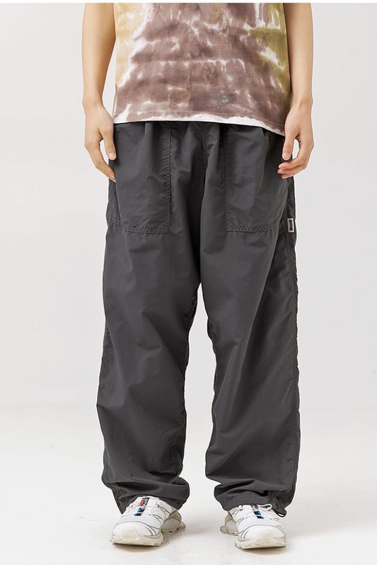 Windbreaker Loose Pants In Grey