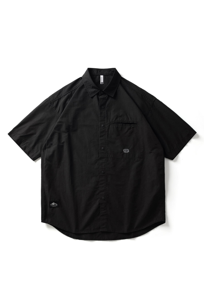 Outdoor Short Sleeve Shirt In Black