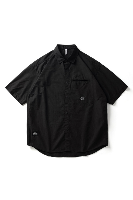 Outdoor Short Sleeve Shirt In Black