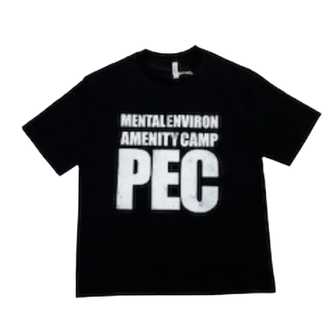 PEC Print Short-Sleeve T-Shirt In Black
