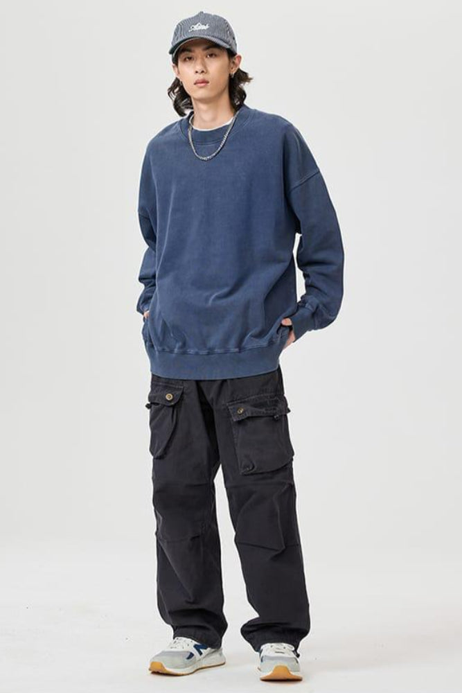 Black Armada Sweatshirt in Blue