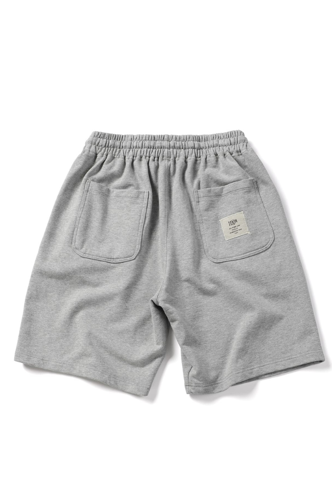 Cotton Shorts In Grey