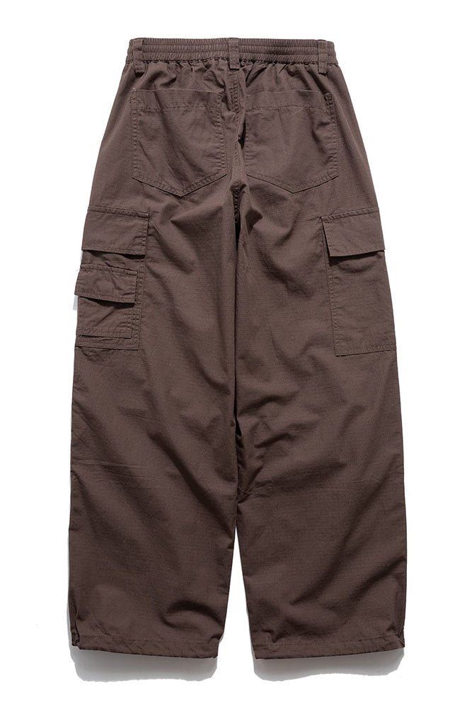Loose Cargo Pants In Brown