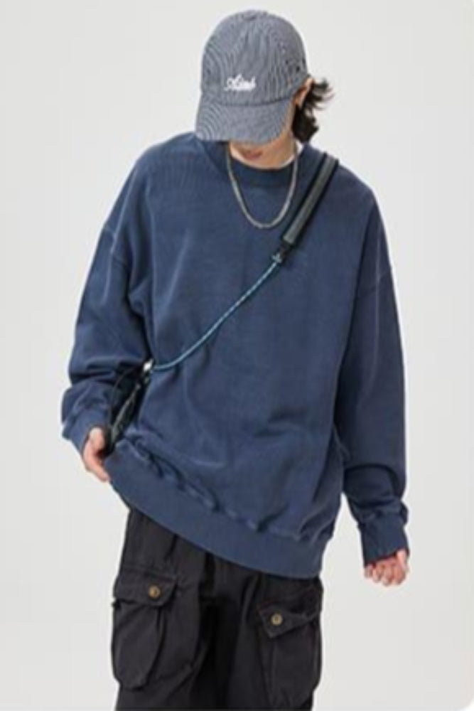 Black Armada Sweatshirt in Blue