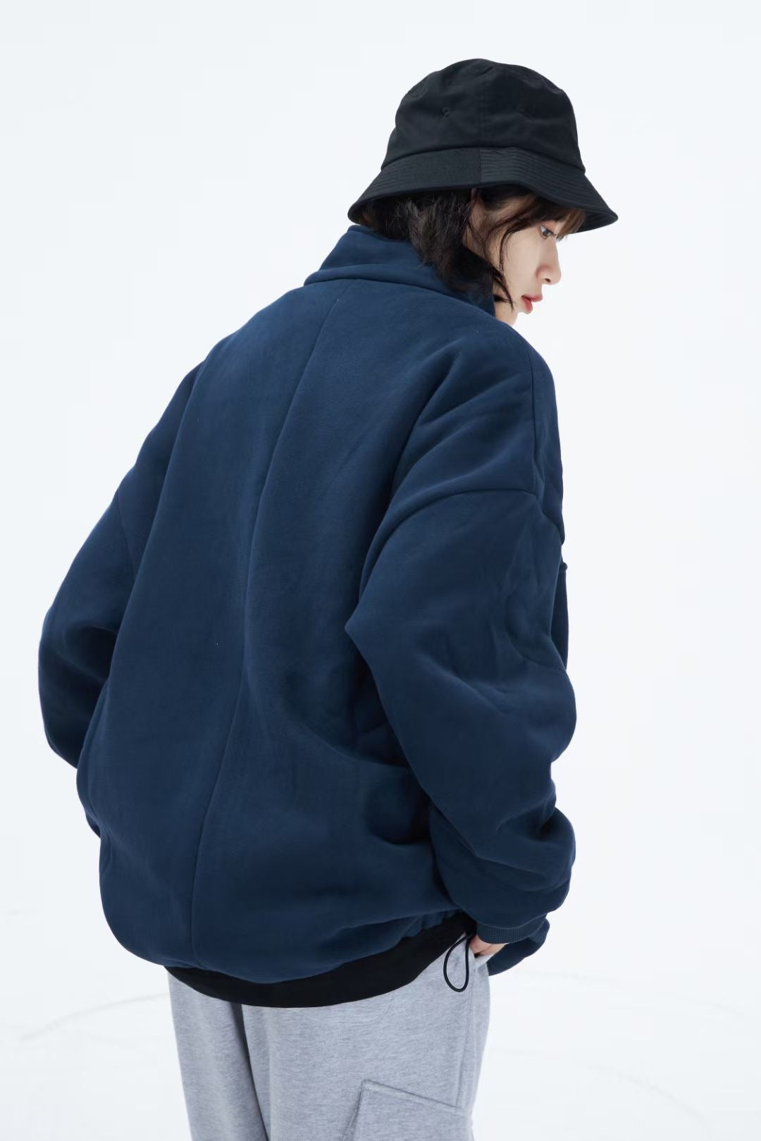 Simple Pine Embroidered Sweatshirt