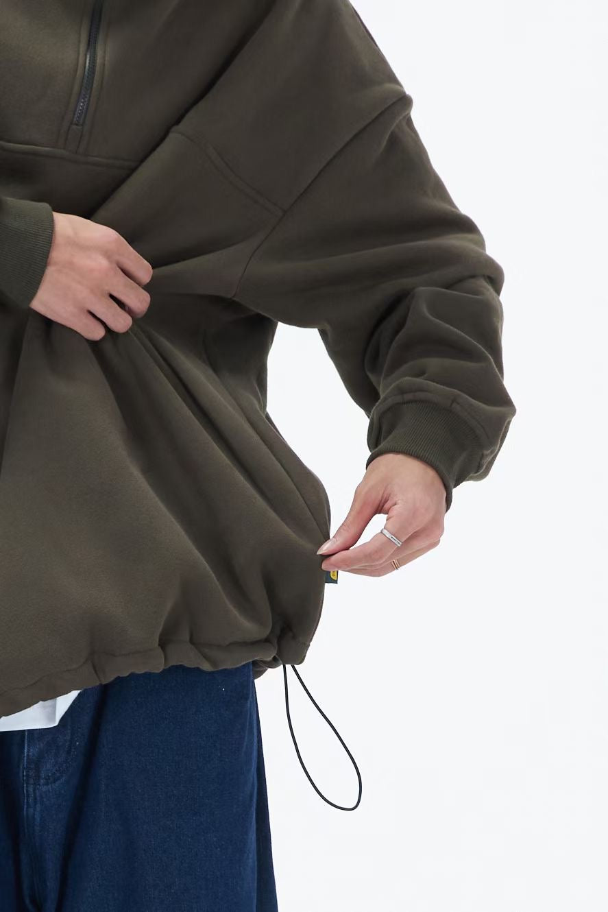 Simple Pine Embroidered Sweatshirt