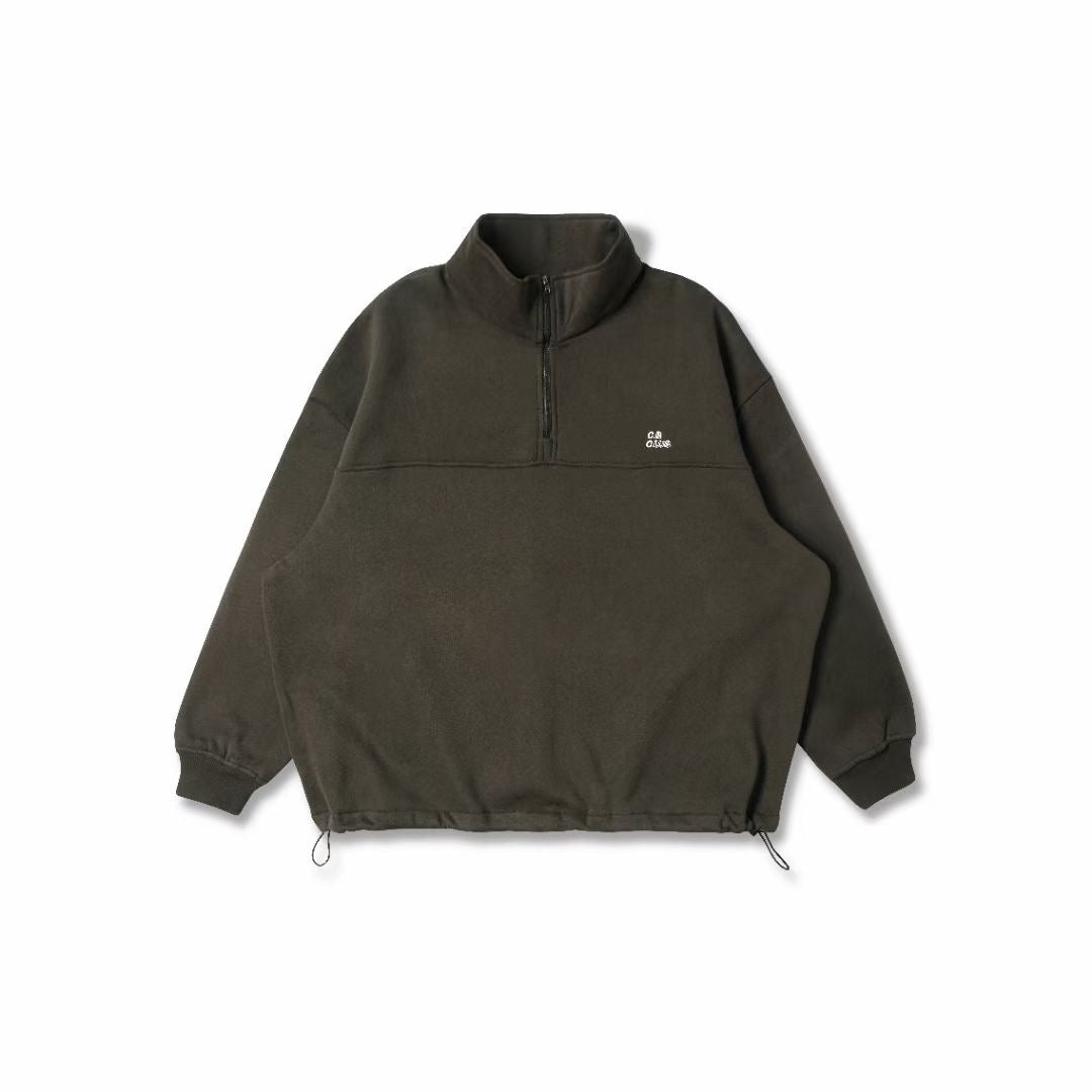 Simple Pine Embroidered Sweatshirt