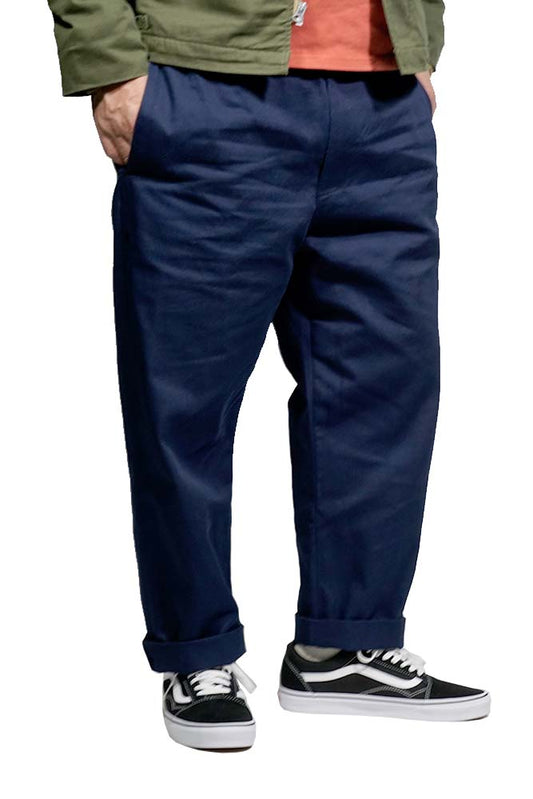 Best Super Function Loose Cropped Pants In Blue