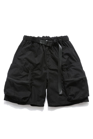 3D Pocket Shorts In Black