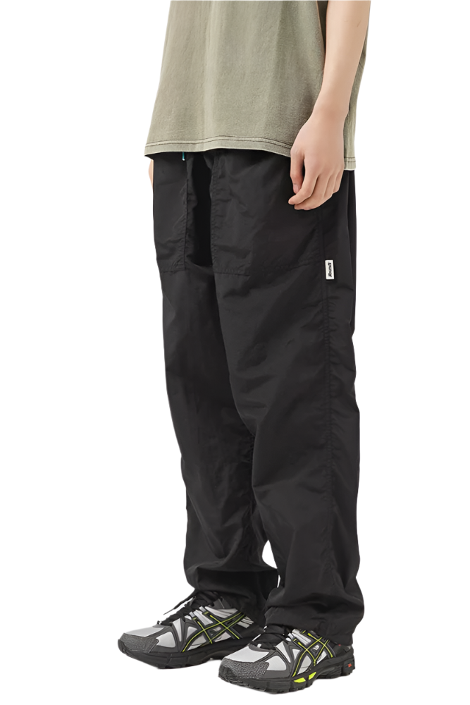 Windbreaker Loose Pants In Black