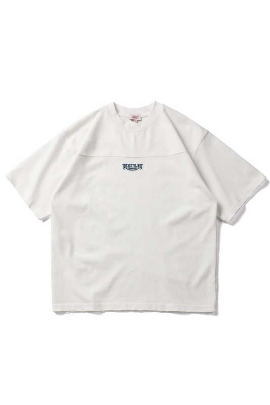Embroidery Tee In White