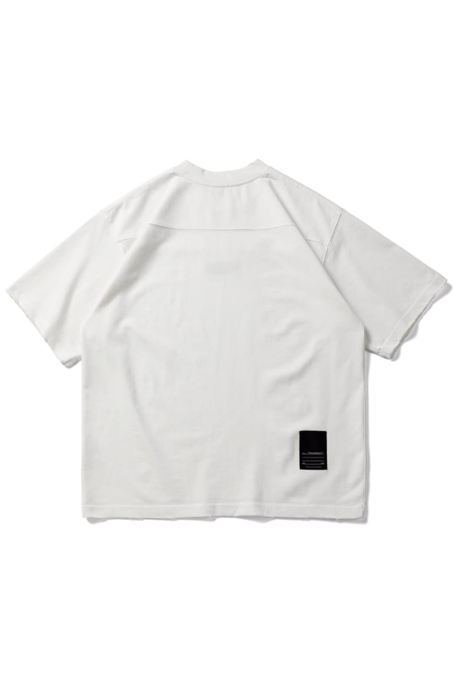 Embroidery Tee In White