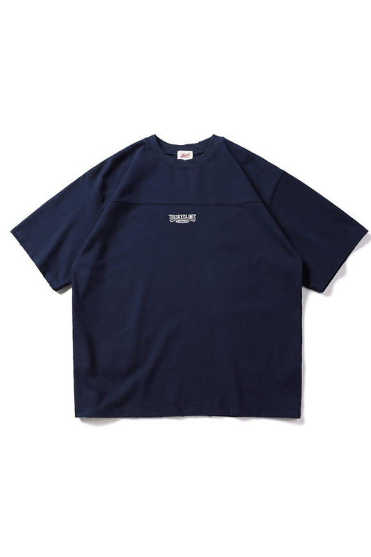 Embroidery Tee In Blue