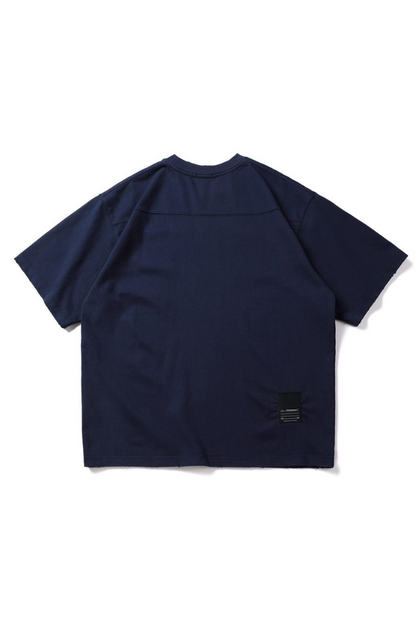 Embroidery Tee In Blue