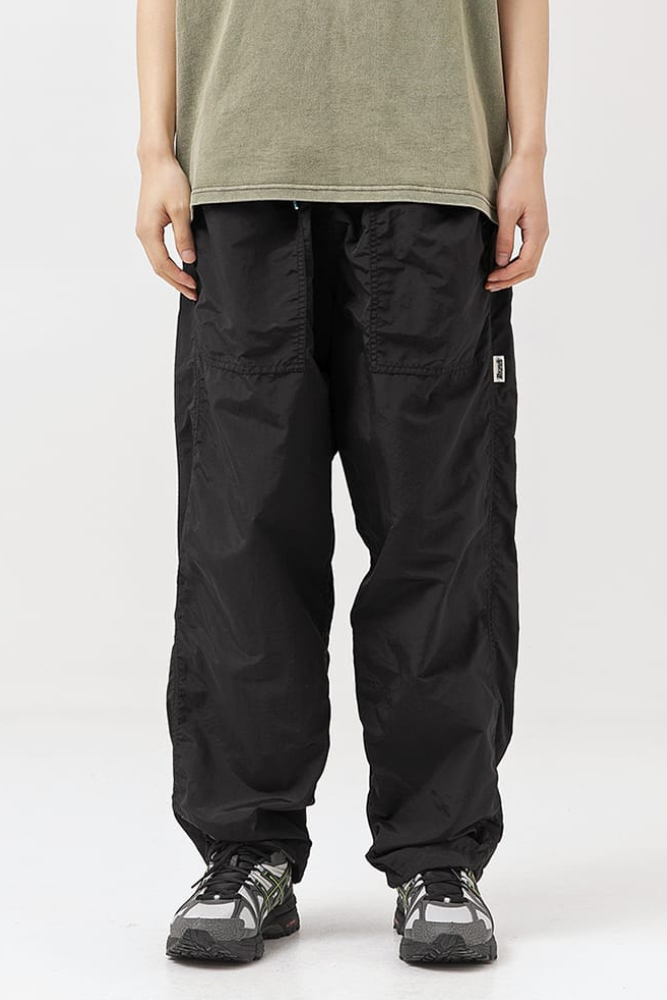 Windbreaker Loose Pants In Black