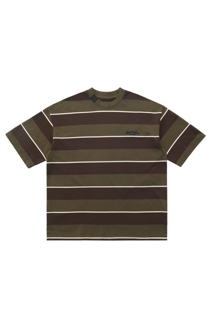 Strip Tee In Green
