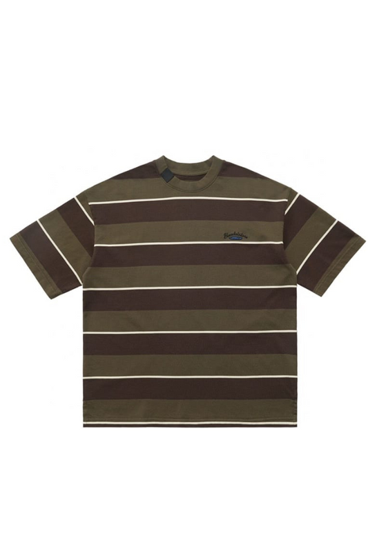 Strip Tee In Green