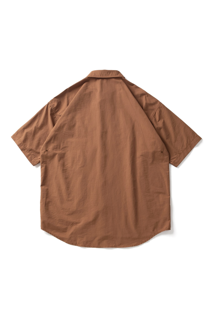Outdoor Short Sleeve Shirt In Brown