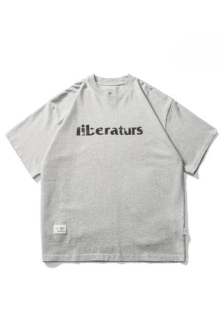Liberaturs Short-Sleeve T-Shirt In Grey