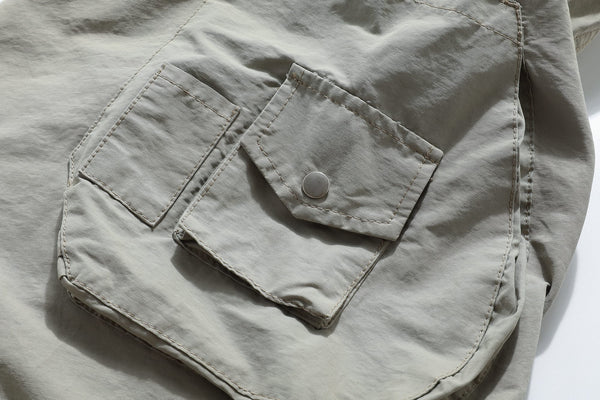 Mountain Multi Pockets Tech Pants In Light Grey