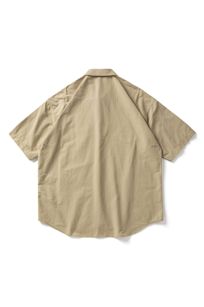 Outdoor Short Sleeve Shirt In Khaki