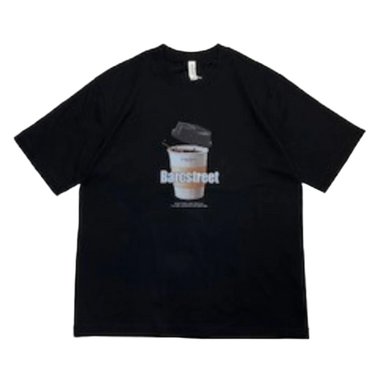 Barcstreet Print Short-Sleeve T-Shirt In Black