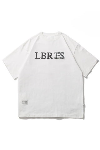 LBRTS Print Short-Sleeve T-Shirt In White