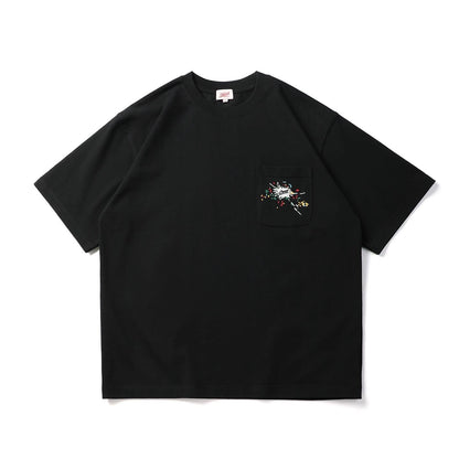 Bread Pocket Short-Sleeve T-Shirt In Black