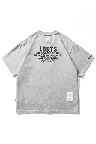 LBRTS Back Print Short-Sleeve T-Shirt In Grey