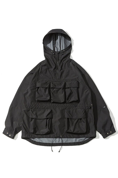 Outdoor Hoodies Windbreaker In Black