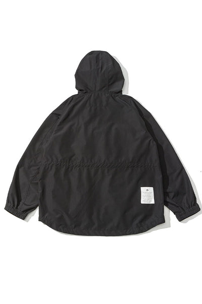Outdoor Hoodies Windbreaker In Black