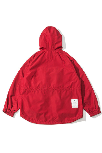 Outdoor Hoodies WindBreaker In Red