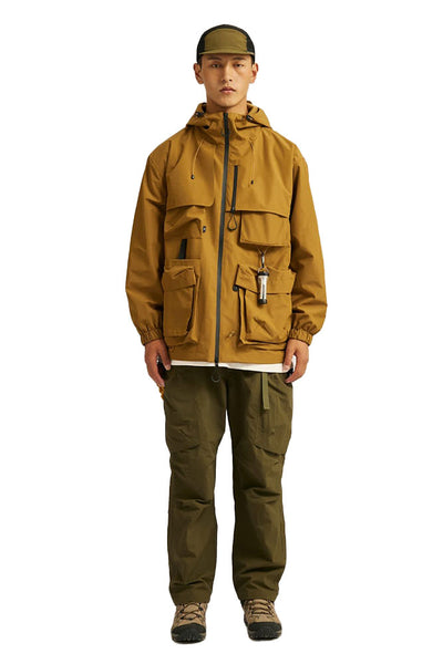Outdoor Jacket In Khaki