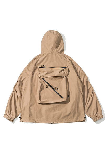 Outdoor Camping Jacket In Khaki