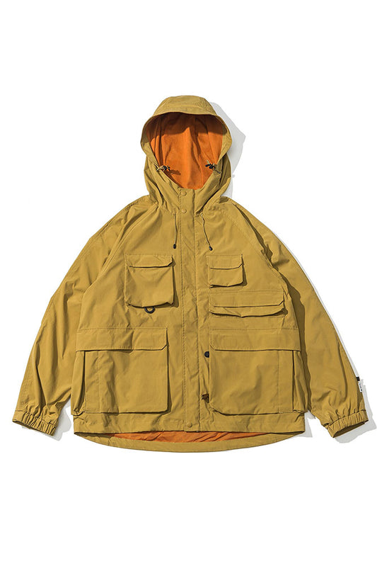 Outdoor  Fishing Jacket In Khaki