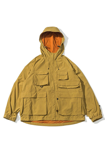 Outdoor  Fishing Jacket In Khaki