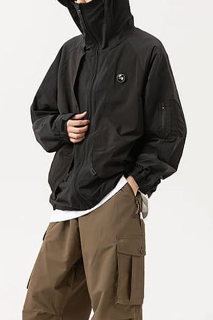 Hiking Windbreaker In Black