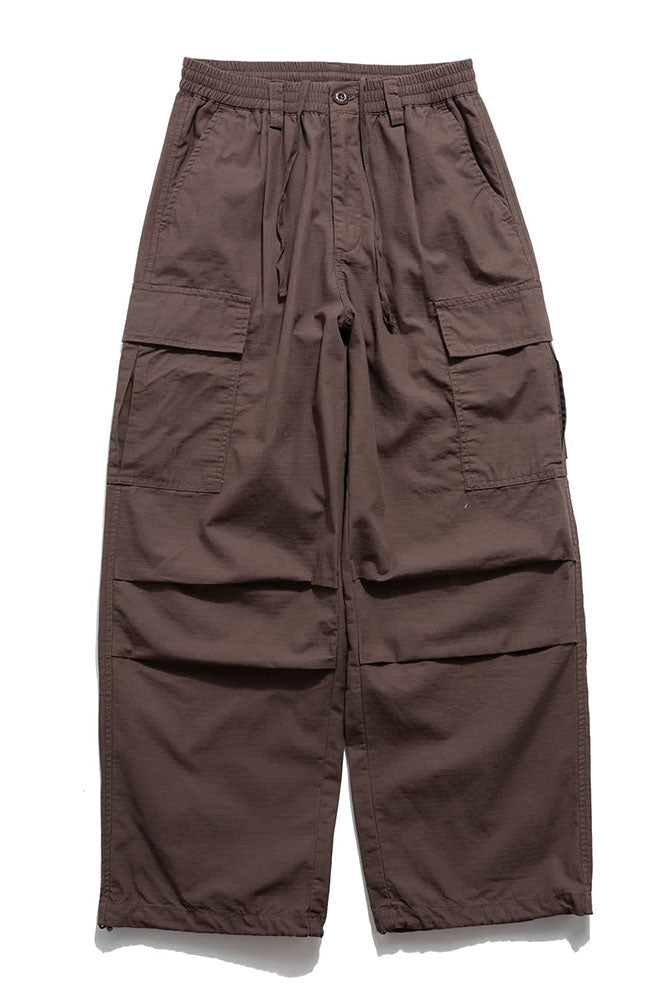 Loose Cargo Pants In Brown