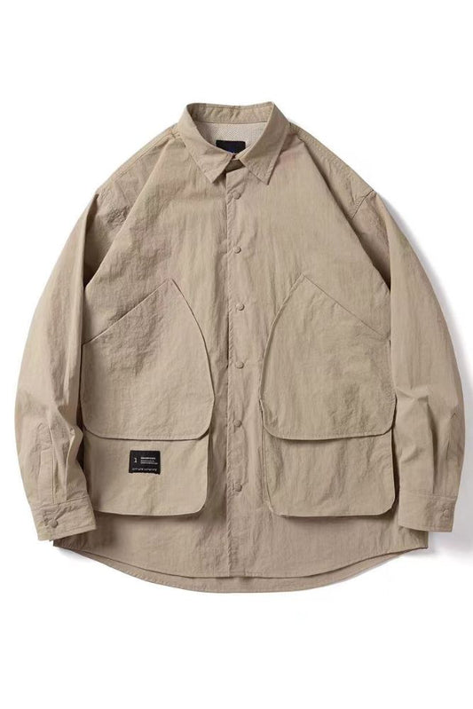 Mountain Multi Pockets Shirts In Khaki