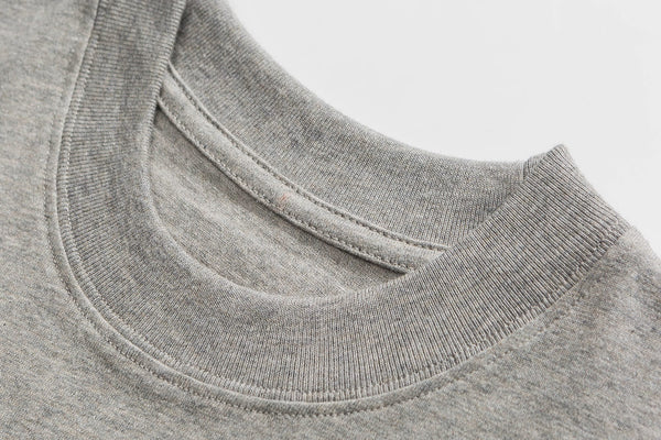 Logo Printed Vest Tee In Grey