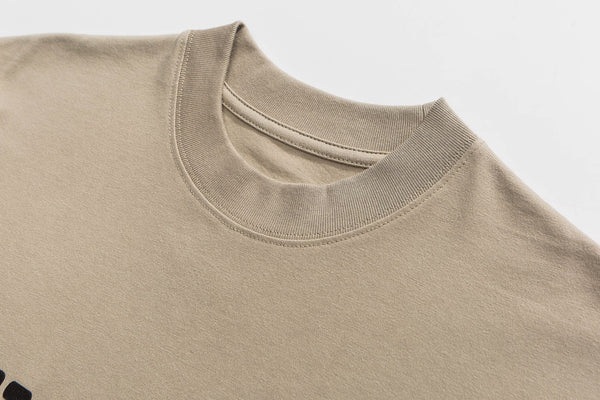 Liberaturs Printed Vest Tee In Light Khaki