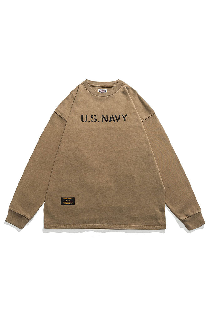 美國海軍印花水洗 T 卹