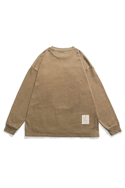 Patchwork T-Shirt In Khaki