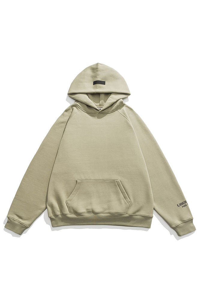 Liberators Print Hoodies with back In Green