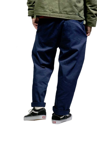 Best Super Function Loose Cropped Pants In Blue