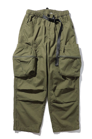 3D Pocket Pants In Army Green